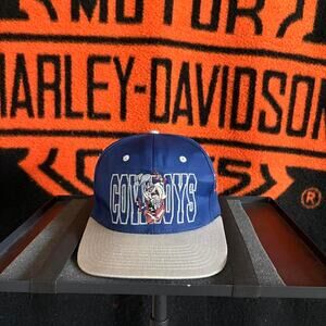 Vintage 1990s Dallas Cowboys Taz Looney Tunes Snapback Hat